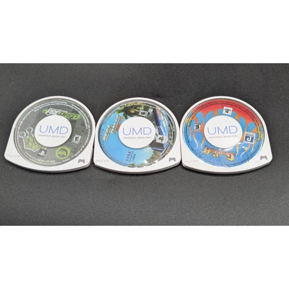 Sony PlayStation Portable PSP Disc Only Bundle Lot of 3 (Need For Speed, Rally)